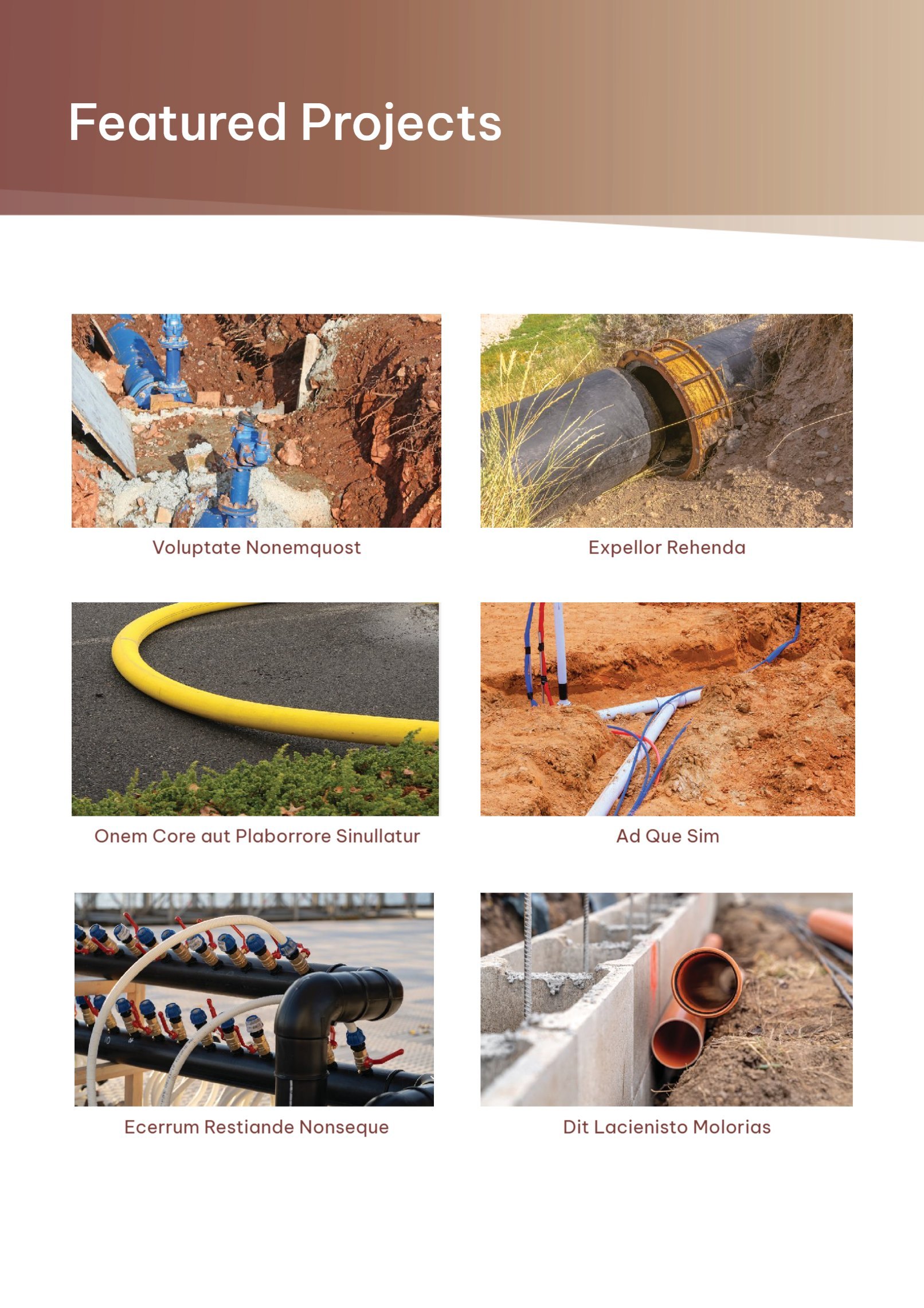 Page 6: Featured Projects
